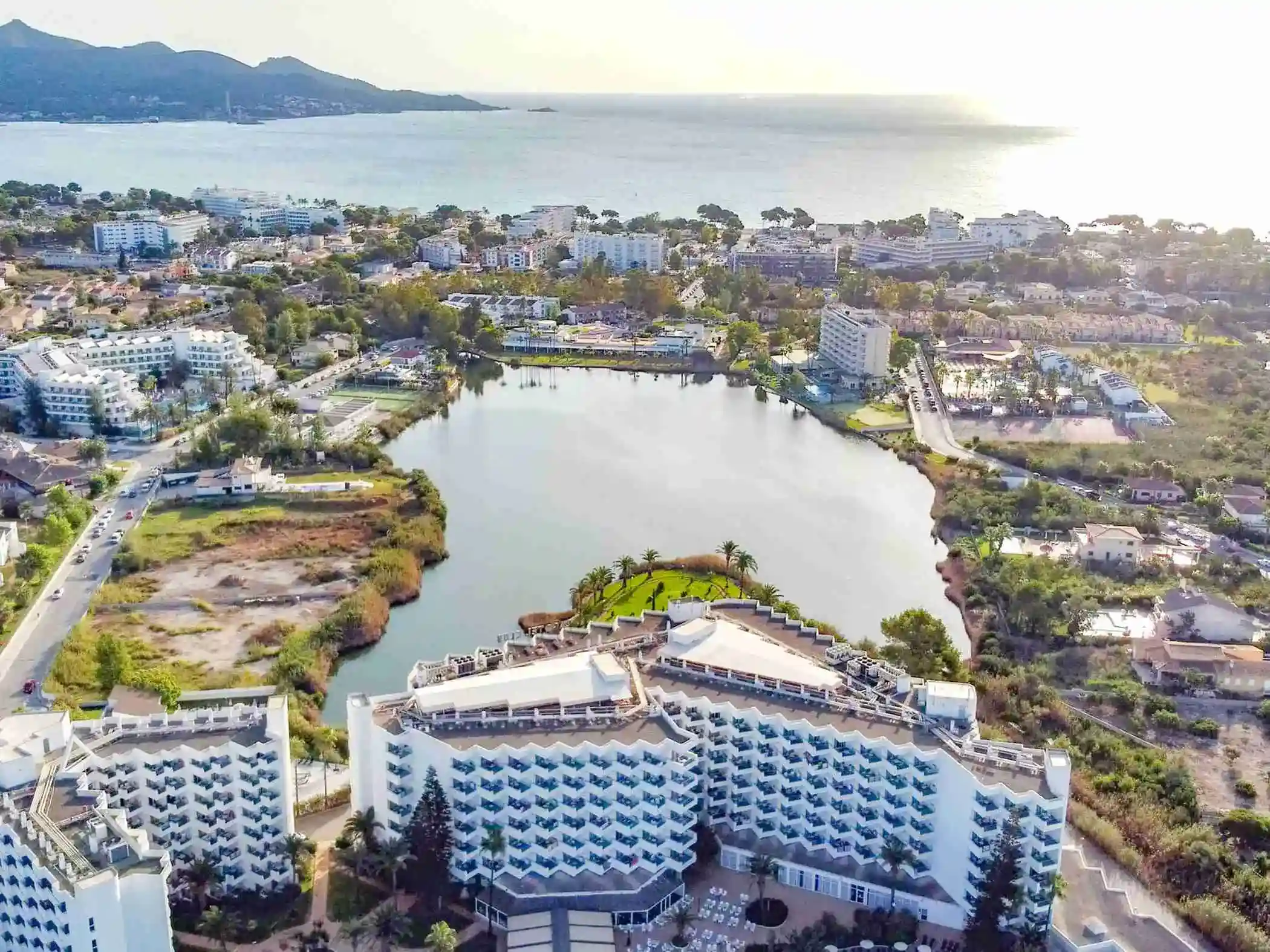 Vista aérea Eix Lagotel Holiday Resort