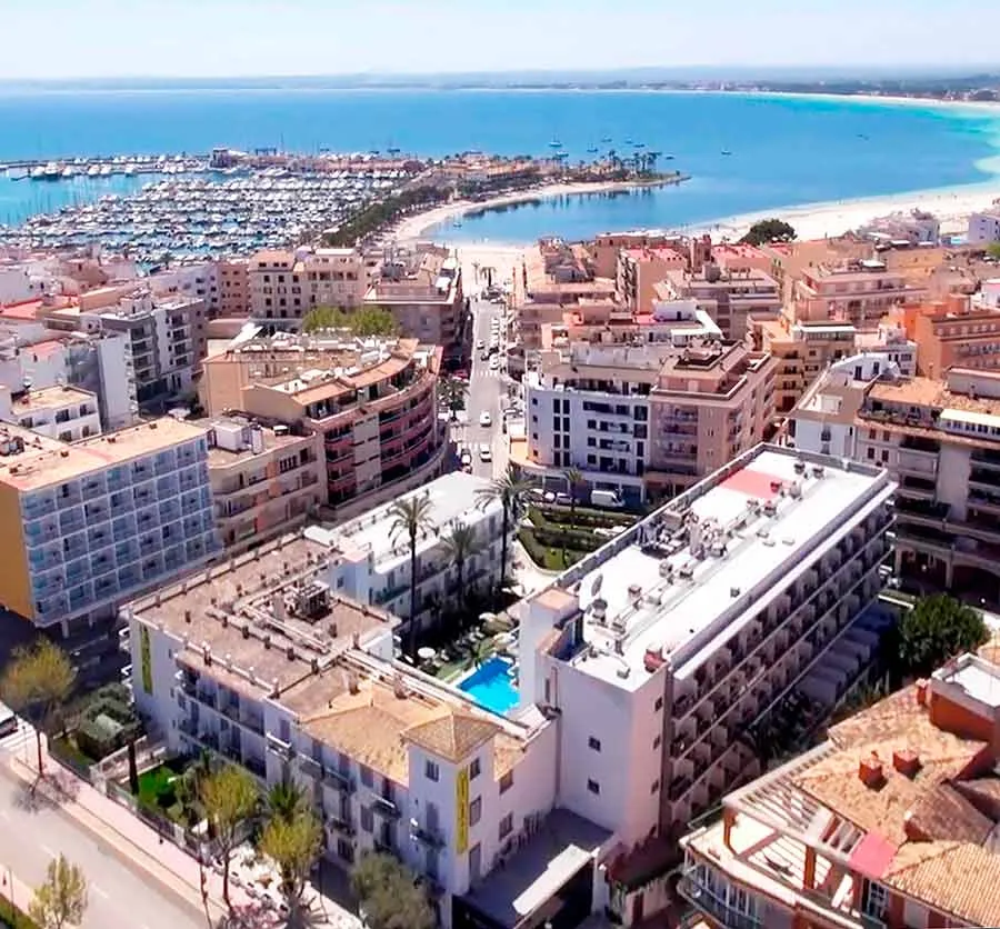 Vista aérea Eix Alcudia Hotel