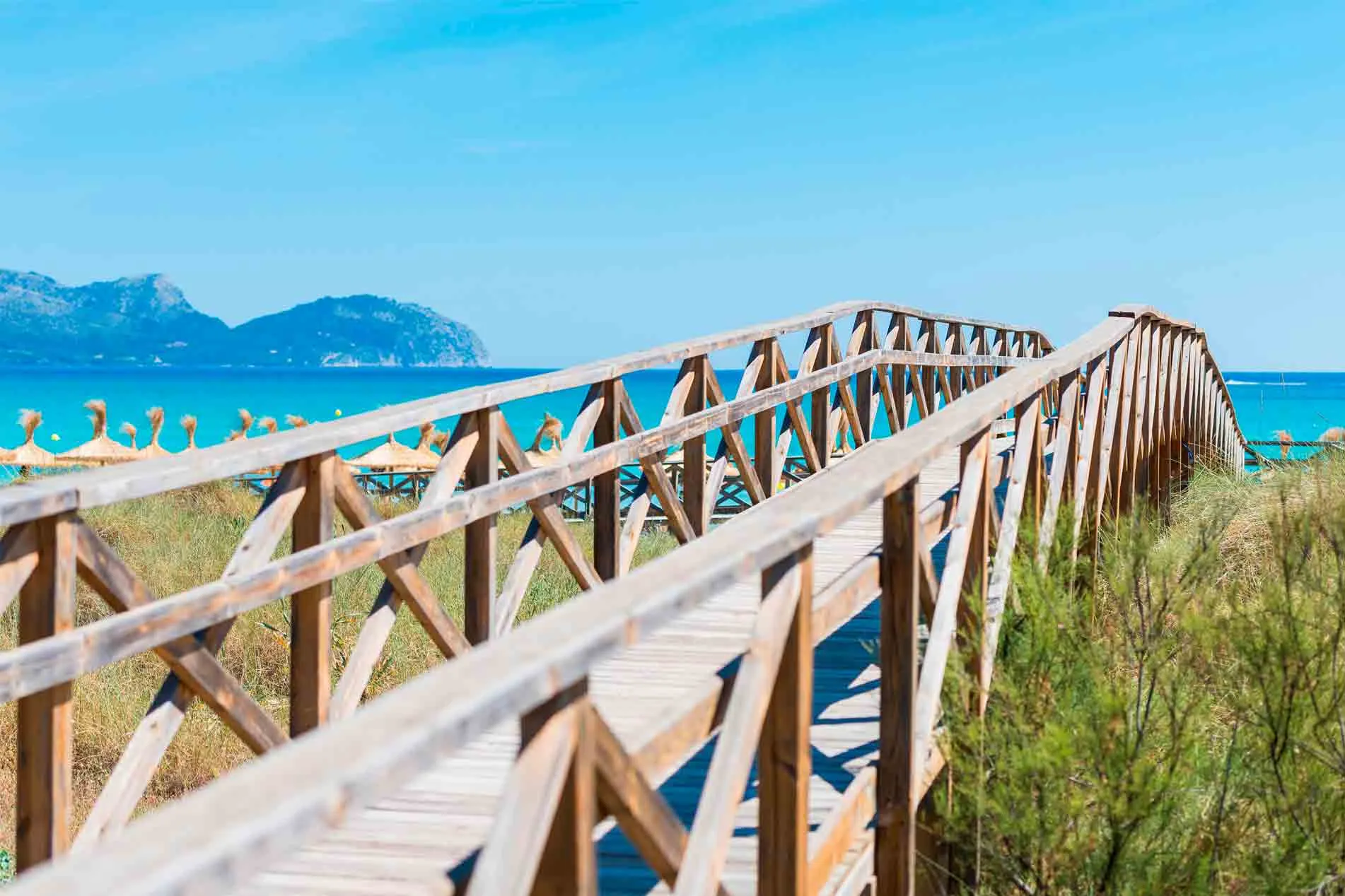 Pasarela playa Can Picafort